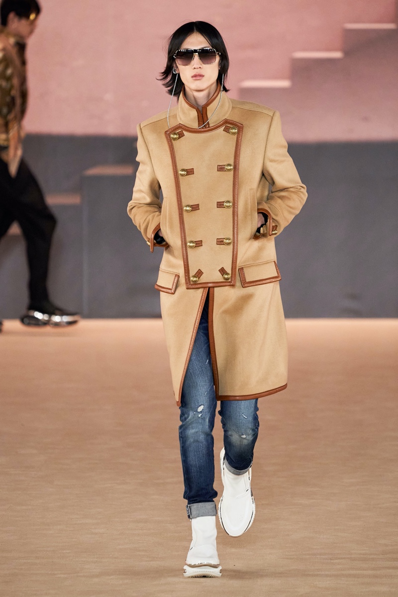 Balmain Fall Winter 2020 Mens Collection Runway 028