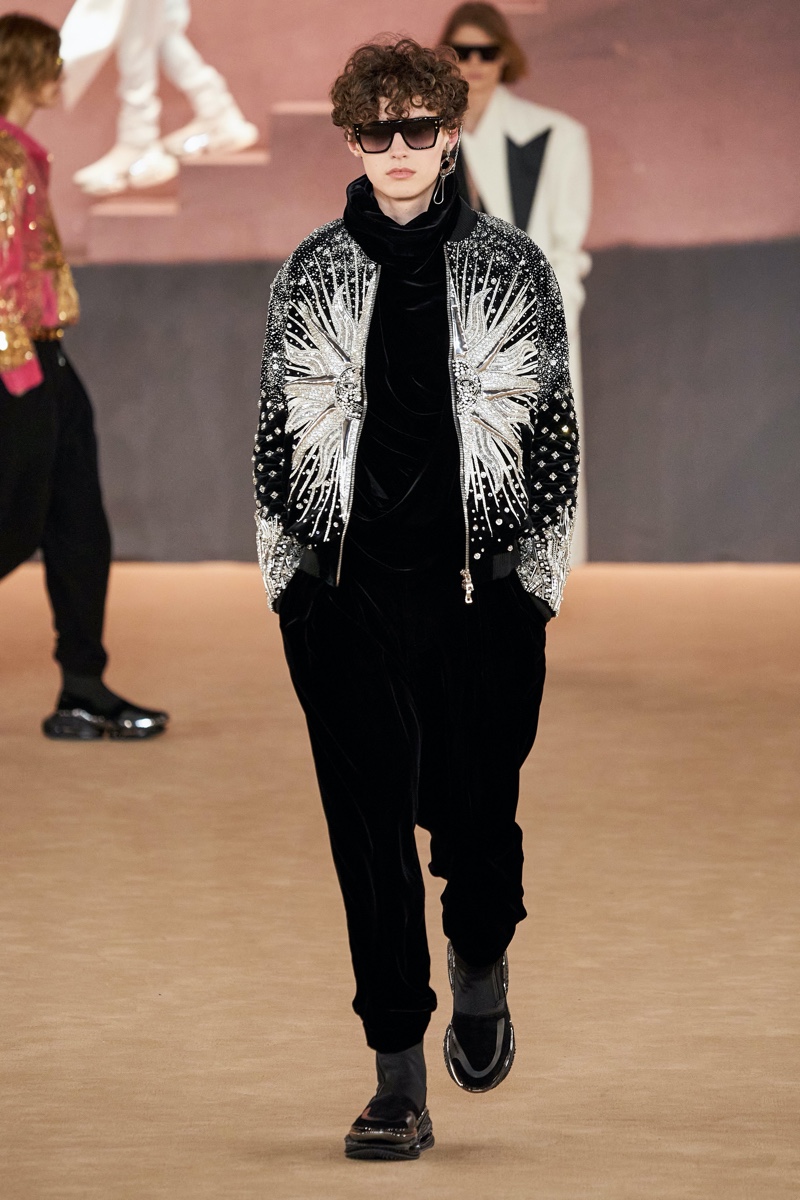 Balmain Fall Winter 2020 Mens Collection Runway 051