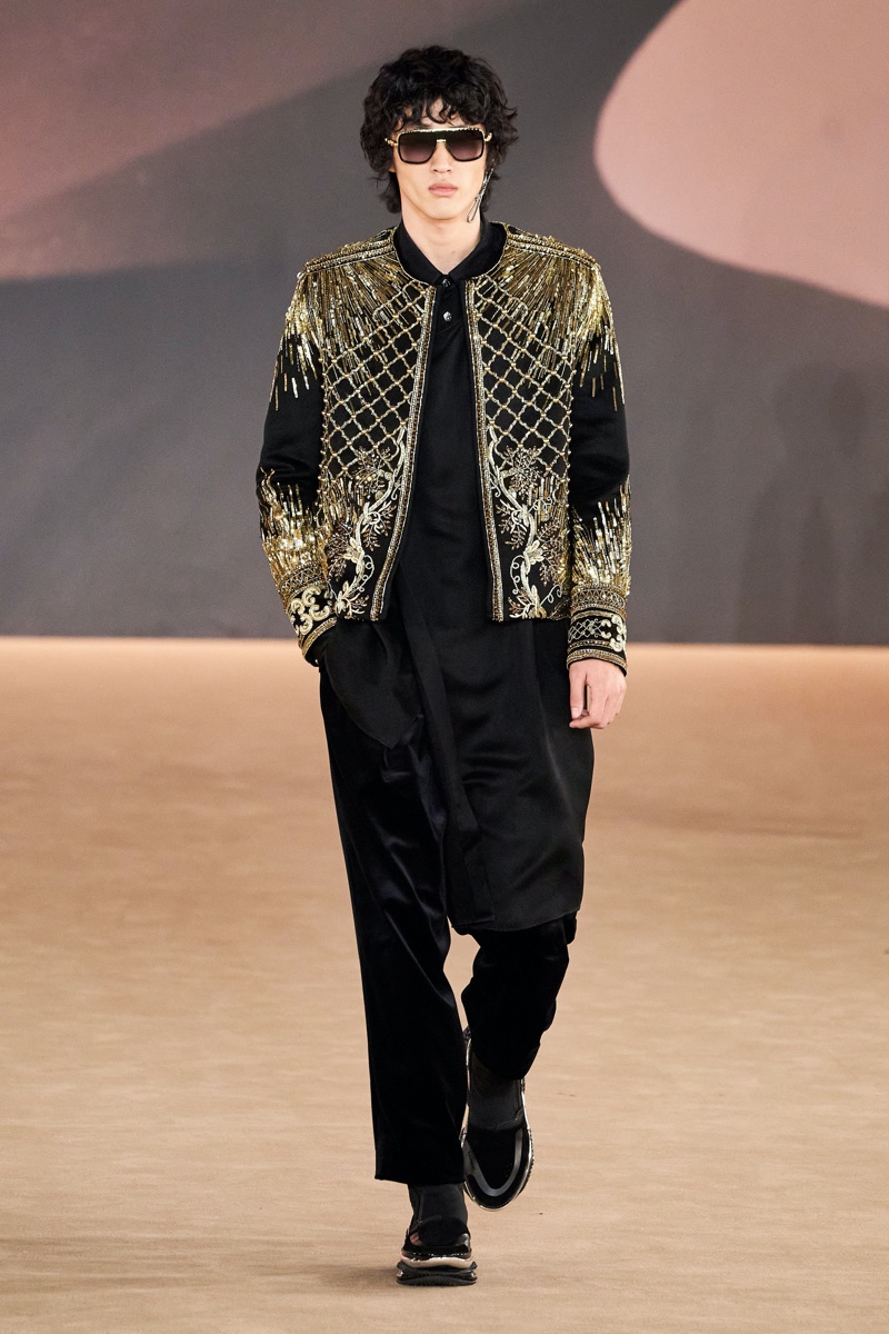 Balmain Fall Winter 2020 Mens Collection Runway 065