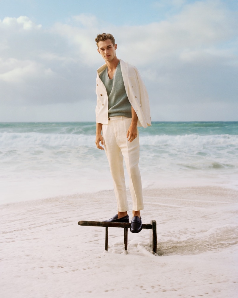 Front and center, Kit Butler appears in Church's spring-summer 2020 campaign.