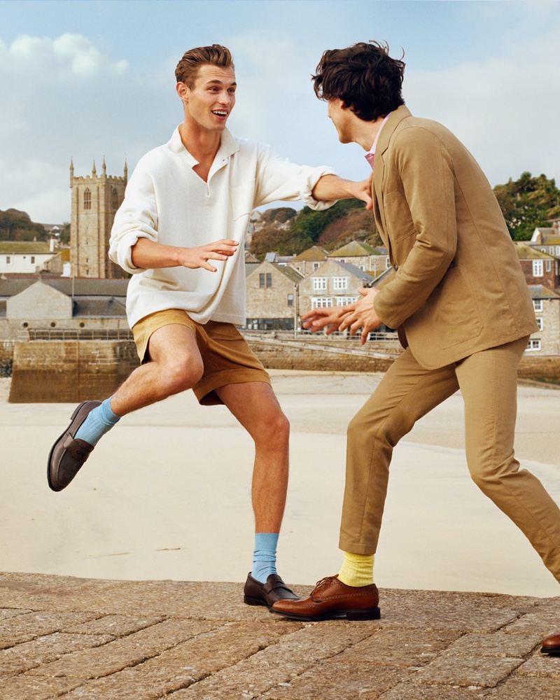 Brett Lloyd photographs Kit Butler and Nicolas Ripoll for Church's spring-summer 2020 campaign.