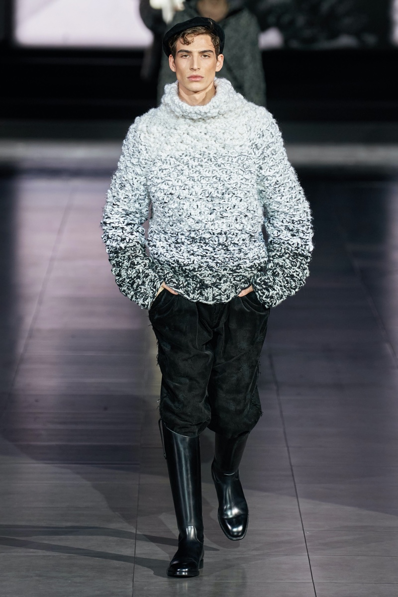 Dolce and Gabbana Fall Winter 2020 Mens Collection Runway Show 001