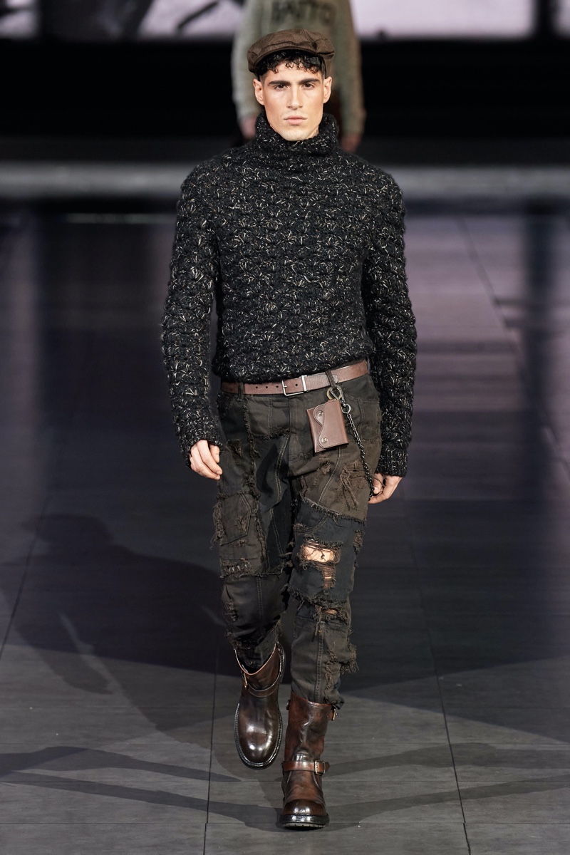 Dolce and Gabbana Fall Winter 2020 Mens Collection Runway Show 070