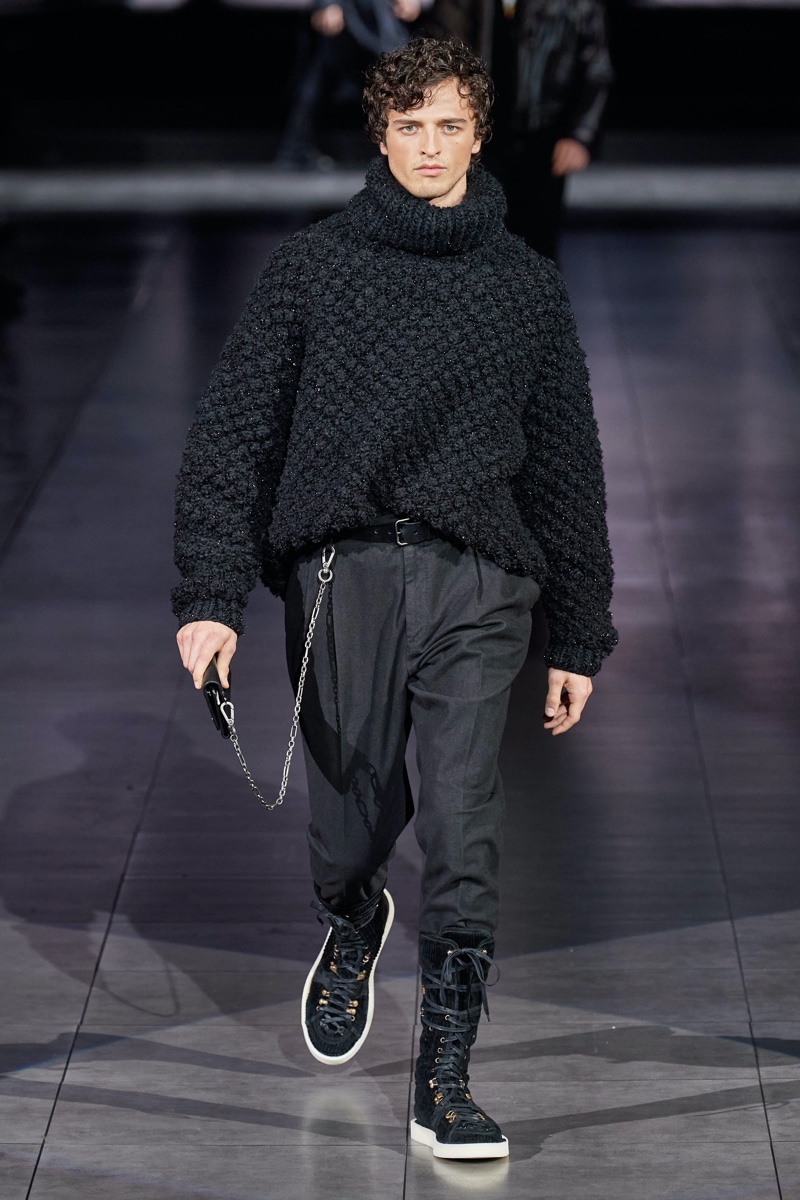 Dolce and Gabbana Fall Winter 2020 Mens Collection Runway Show 085