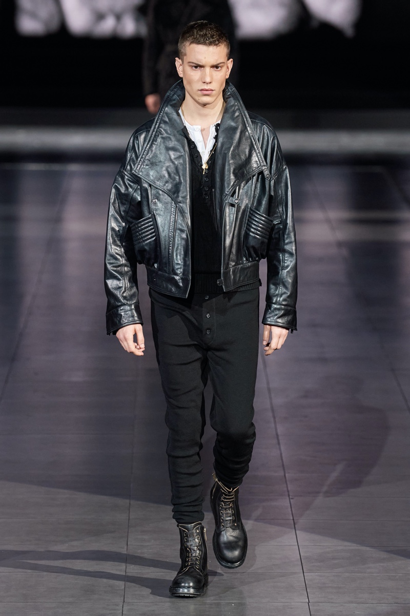 Dolce and Gabbana Fall Winter 2020 Mens Collection Runway Show 086