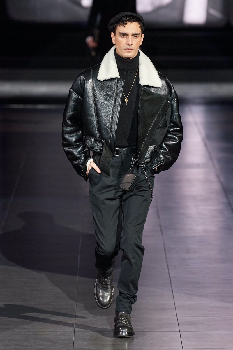 Dolce and Gabbana Fall Winter 2020 Mens Collection Runway Show 091