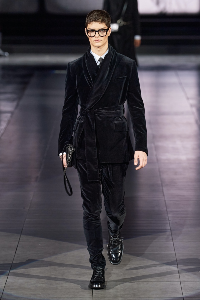 Dolce and Gabbana Fall Winter 2020 Mens Collection Runway Show 092