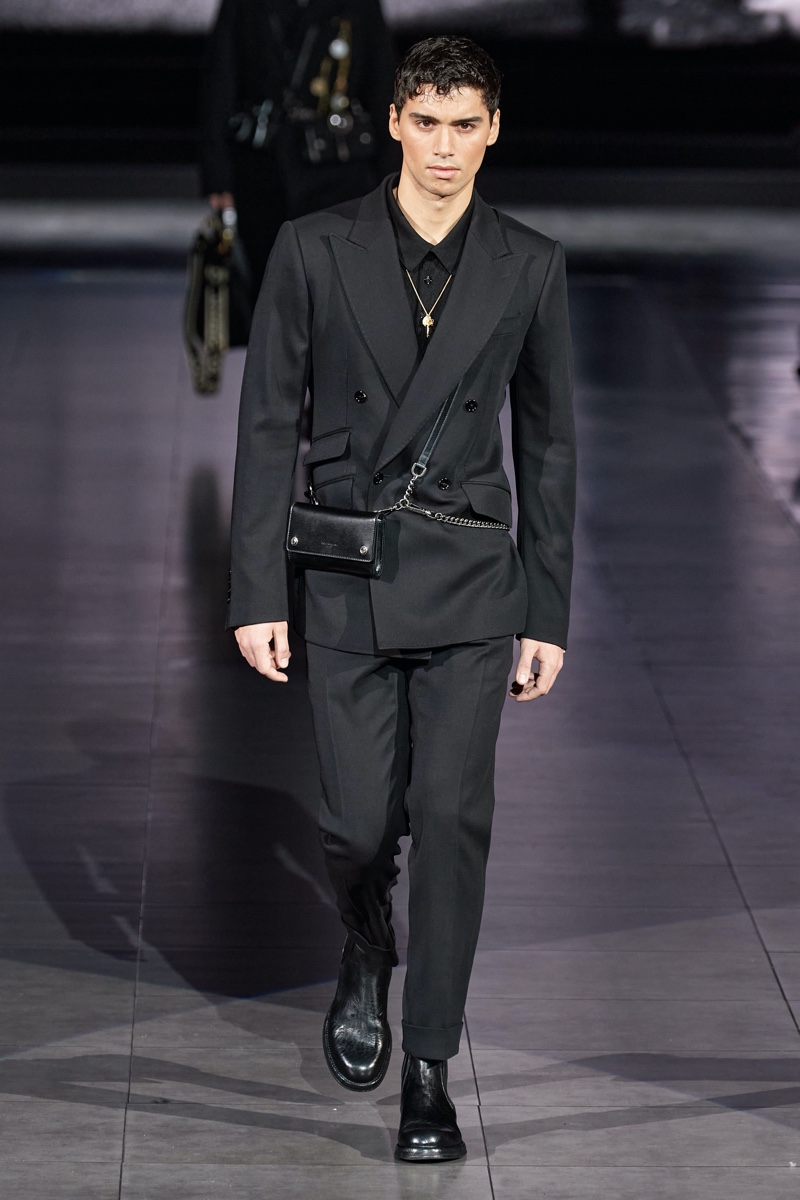 Dolce and Gabbana Fall Winter 2020 Mens Collection Runway Show 097