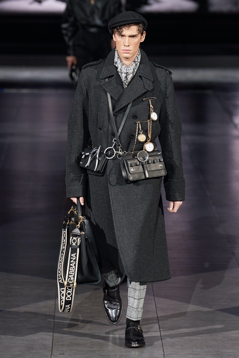 Dolce and Gabbana Fall Winter 2020 Mens Collection Runway Show 098