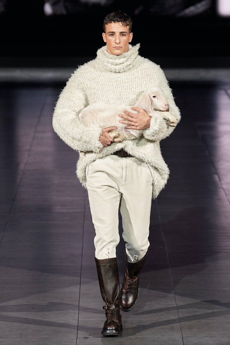 Dolce and Gabbana Fall Winter 2020 Mens Collection Runway Show 116