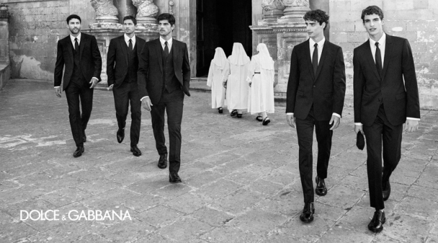 Noah! Evandro! Adam! Kane! Amerigo! Dolce & Gabbana Spring '20 Campaign Models Noah Mills, Adam Senn, Evandro Soldati, Kane Roberts, and Amerigo Valenti front Dolce & Gabbana's spring-summer 2020 campaign.