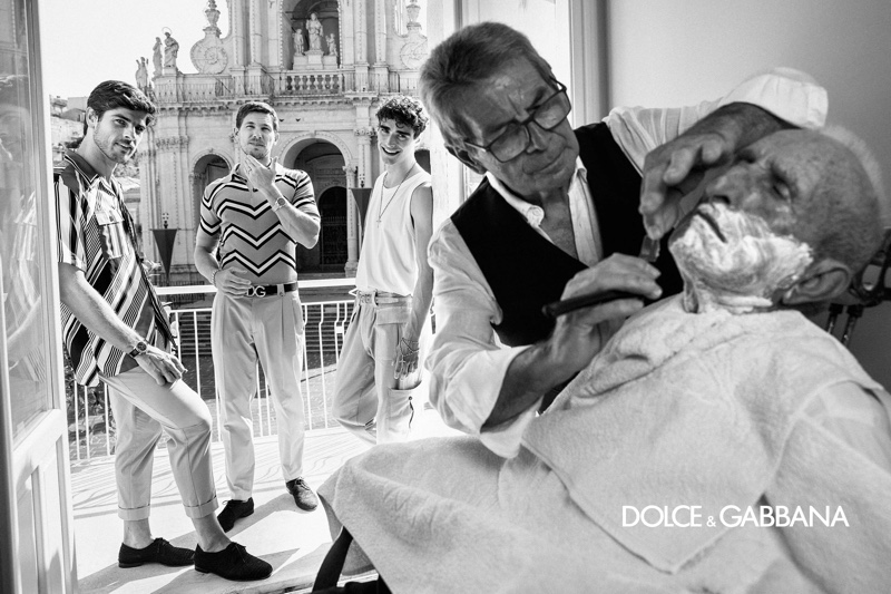 Dolce & Gabbana enlists Evandro Soldati, Adam Senn, and Kane Roberts to star in its spring-summer 2020 campaign.