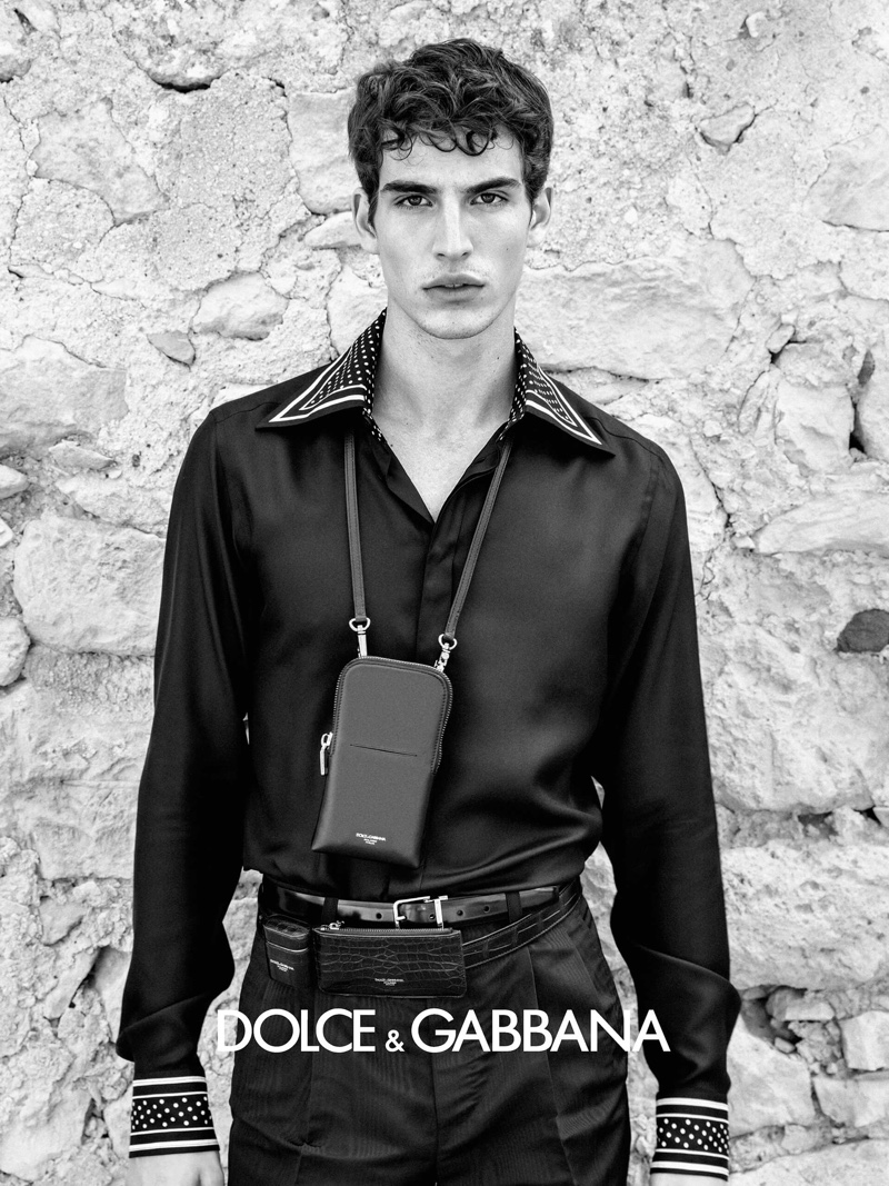 Amerigo Valenti fronts Dolce & Gabbana's spring-summer 2020 campaign.