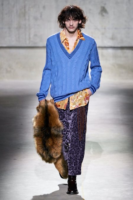 Dries Van Noten Fall Winter 2020 Mens Collection Runway 012