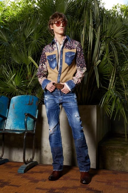 Dsquared2 Embraces Moto Boho Flair with Pre-Spring '20 Collection