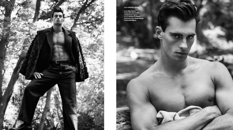 Elliot Meeten Takes to Woods for L’Officiel Hommes Poland