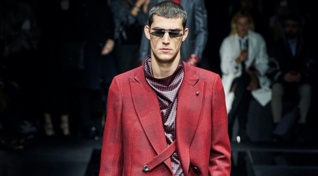Emporio Armani Magnifies Classic Menswear with Fall '20 Collection