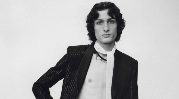 Ethan Haddad Models Saint Laurent for Replica Man Ethan Haddad Models Saint Laurent for Replica Man
