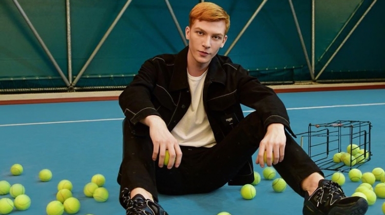 Simon Gano Embraces Sporty Appeal in Fendi FFluid Sneakers