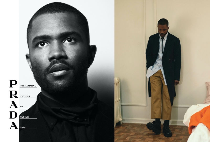 Frank Ocean fronts Prada's spring-summer 2020 men's campaign.