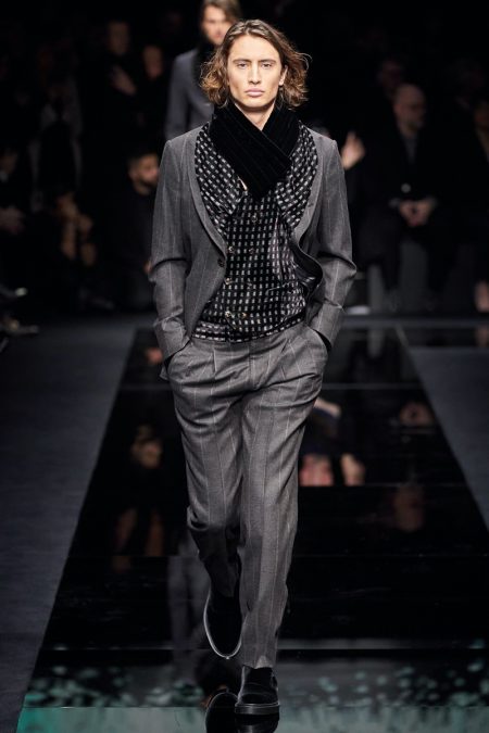 Giorgio Armani Fall Winter 2020 Mens Collection Runway 045