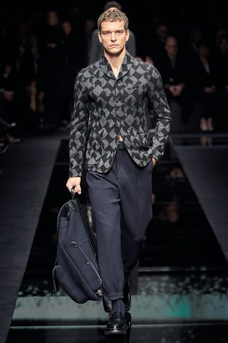 Giorgio Armani Fall Winter 2020 Mens Collection Runway 062