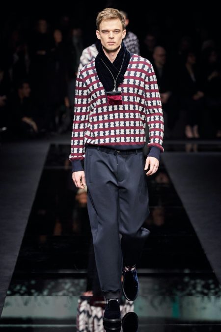 Giorgio Armani Fall Winter 2020 Mens Collection Runway 068