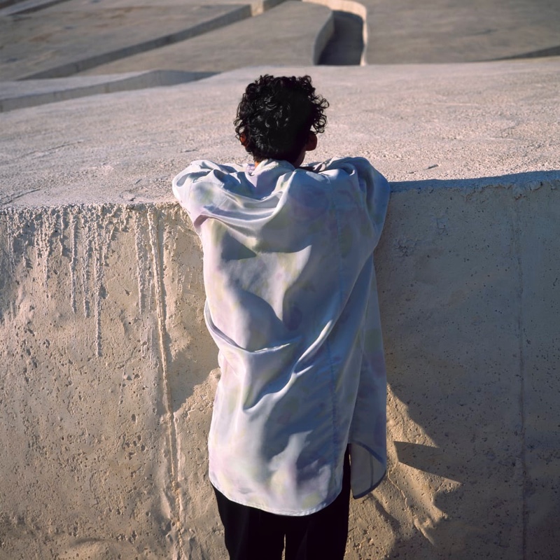 Olivier Kervern photographs Damien Medina for Jil Sander's spring-summer 2020 campaign.