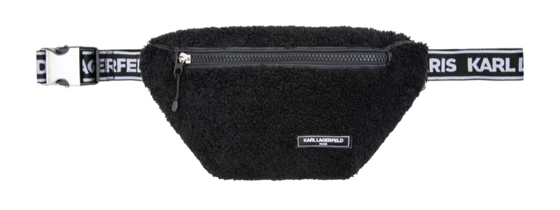 Karl Lagerfeld Apres Ski Faux Shearling Belt Bag