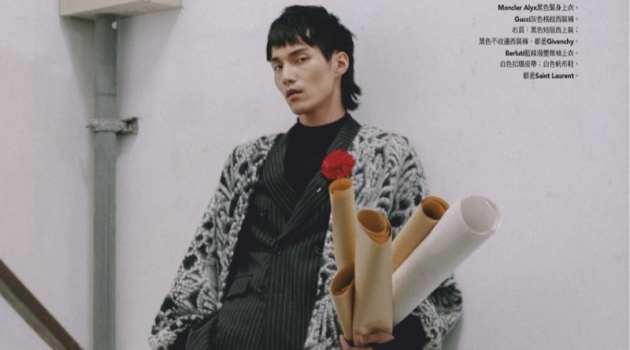 Leo Huang Rocks Black & White Style for GQ Taiwan