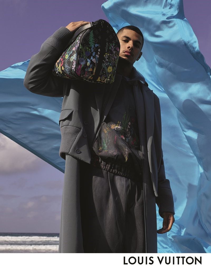 Delfin Finley stars in Louis Vuitton's spring-summer 2020 campaign.