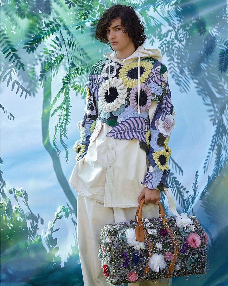 Jonas Watter is front and center for Louis Vuitton's spring-summer 2020 campaign.