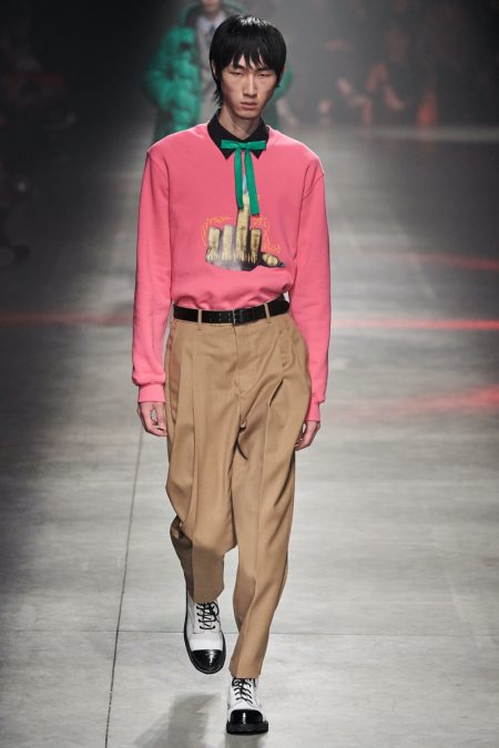 MSGM Fall Winter 2020 Mens Collection Runway 028