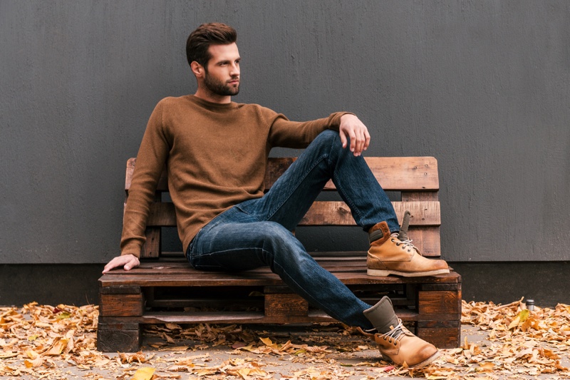 mens brown boots outfit, Off 72%, 