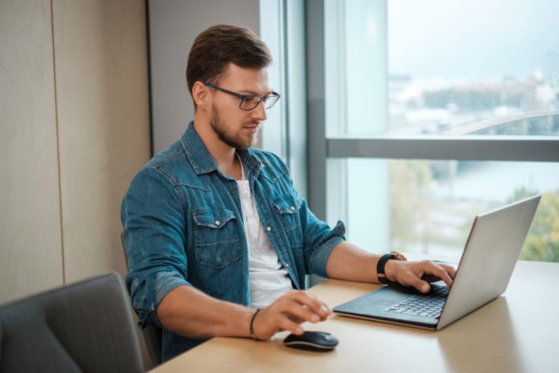 Man on Laptop