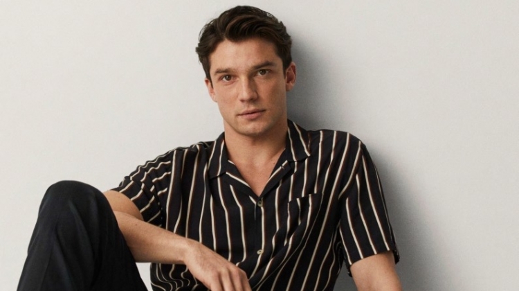 Alexis Petit Models Classic Spring Styles for Mango
