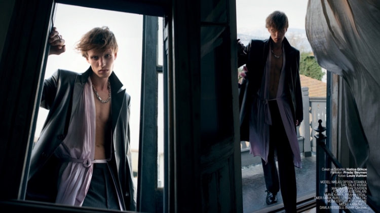 Niklas Dons Chic Fashions for Marie Claire Man Turkey