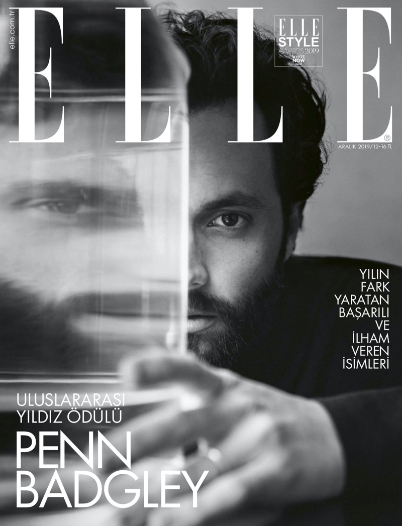 Penn Badgley covers Elle Turkey.