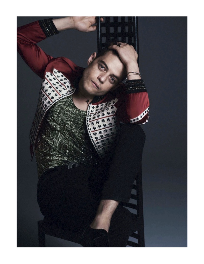 Actor Rami Malek connects with Saint Laurent for its spring-summer 2020 campaign.