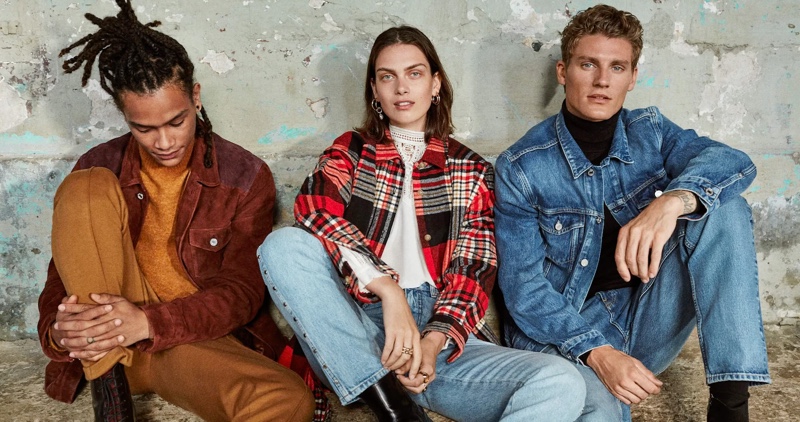 Models Olajuwon Anderson, Maria Palm, and Mikkel Jensen come together in fresh new styles from Scotch & Soda.