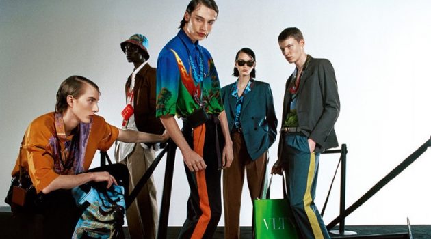 Freek, Braien + More Embrace Prints for Valentino Spring '20 Campaign Maikls Mihelsons, Malick Bodian, Freek Iven, Sofia Steinberg, and Braien Vaiksaar star in Valentino's spring-summer 2020 campaign.