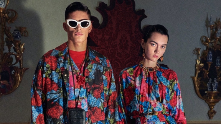 Versace Embraces Roses & Leopard for Pre-Fall ’20 Collection