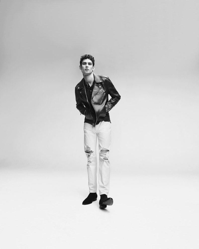 Hitting the studio, Arthur Gosse fronts 7 For All Mankind's spring-summer 2020 campaign.