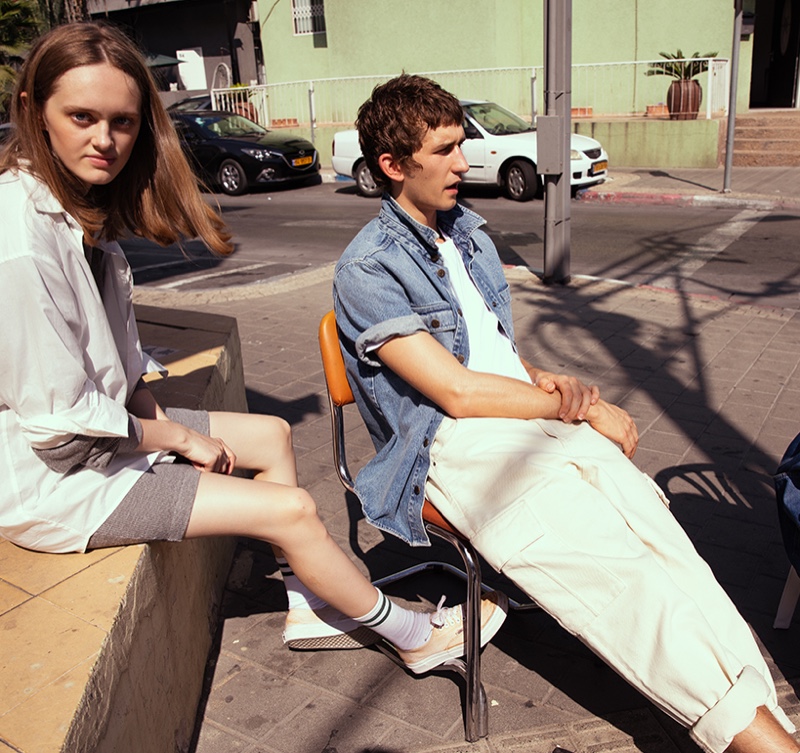 Lily Taïeb and Etienne de Testa come together for American Vintage's spring-summer 2020 campaign.