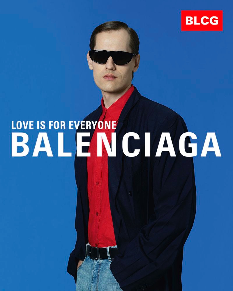 balenciaga love is for everyone