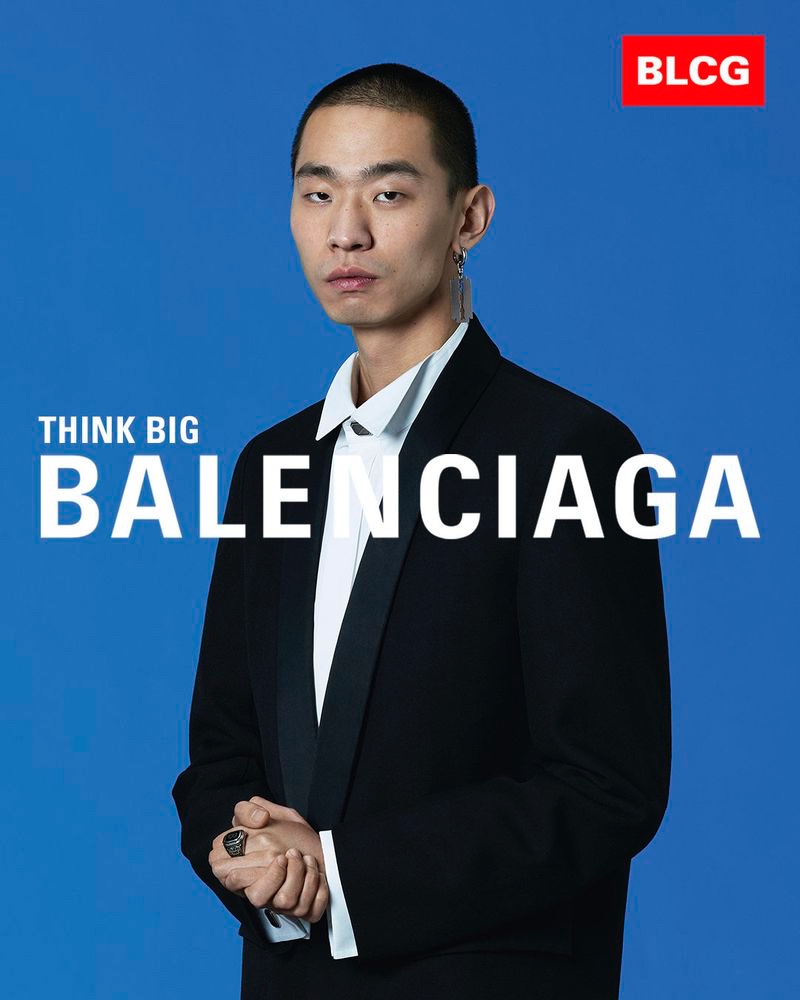 Zhuo Chen fronts Balenciaga's spring-summer 2020 campaign.