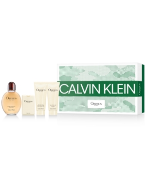 Calvin Klein Men's 4-Pc. Obsession Eau de Toilette Gift Set Calvin Klein Men's 4-Pc. Obsession Eau de Toilette Gift Set
