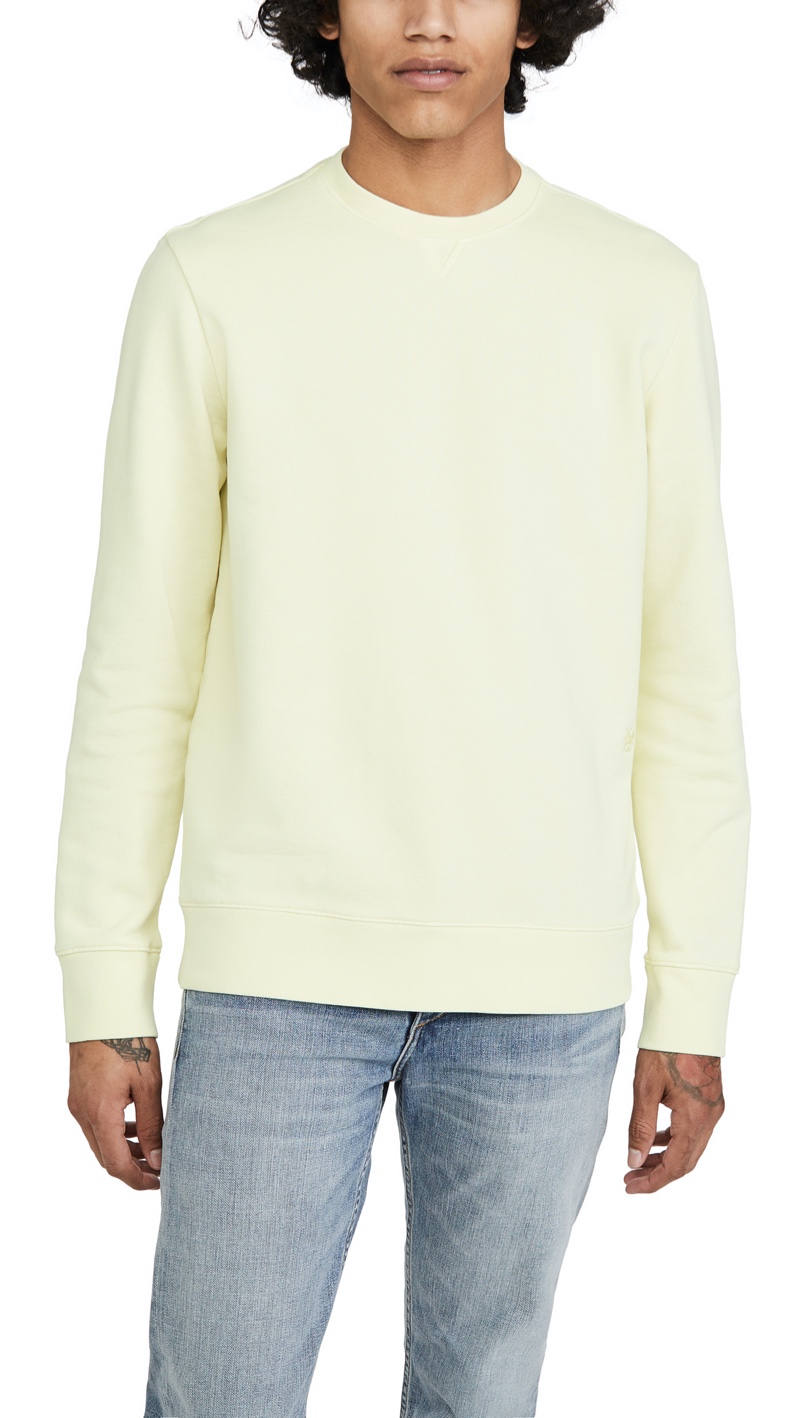Club Monaco Garment Dyed Essential Sweatshirt