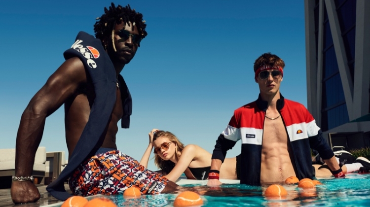 SAINt JHN, Stella Lucia, and Kit Butler star in Ellesse's spring-summer 2020 campaign.