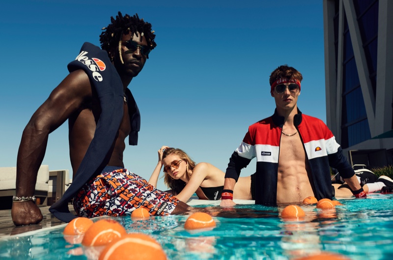 SAINt JHN, Stella Lucia, and Kit Butler star in Ellesse's spring-summer 2020 campaign.